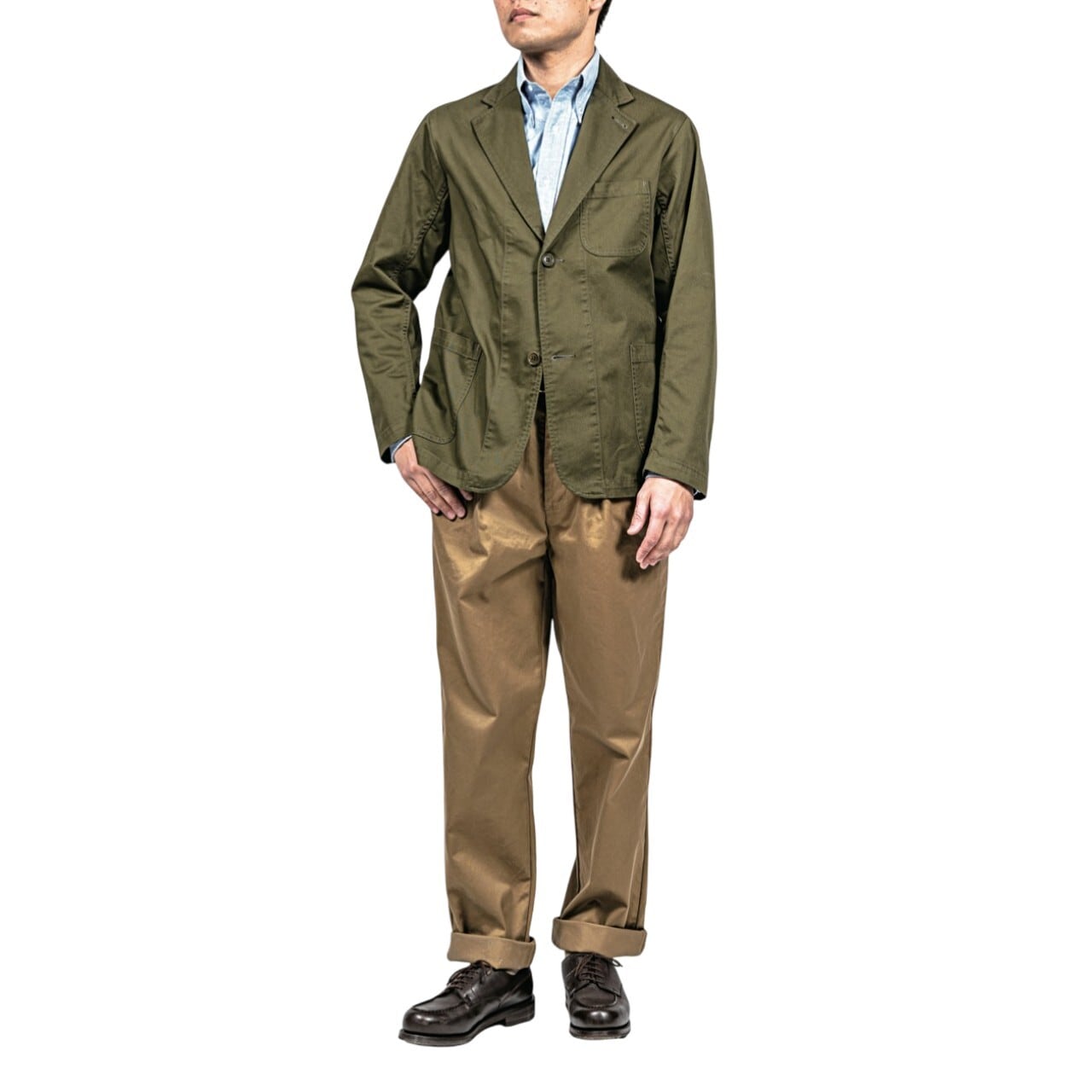 WORKERS / Lounge Jacket 8oz Olive Chino - ラウンジジャケット 8