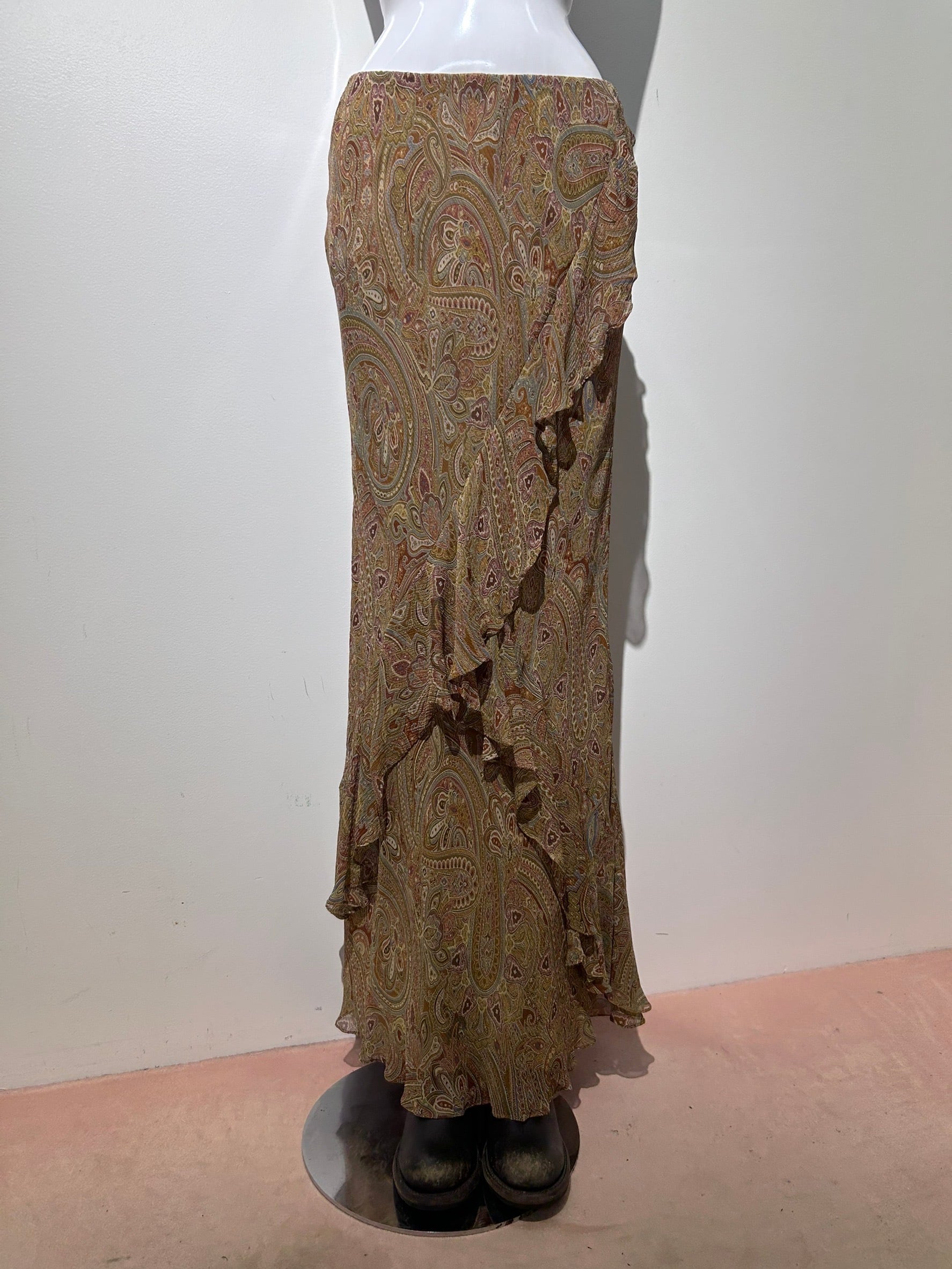Ralph lauren silk skirt