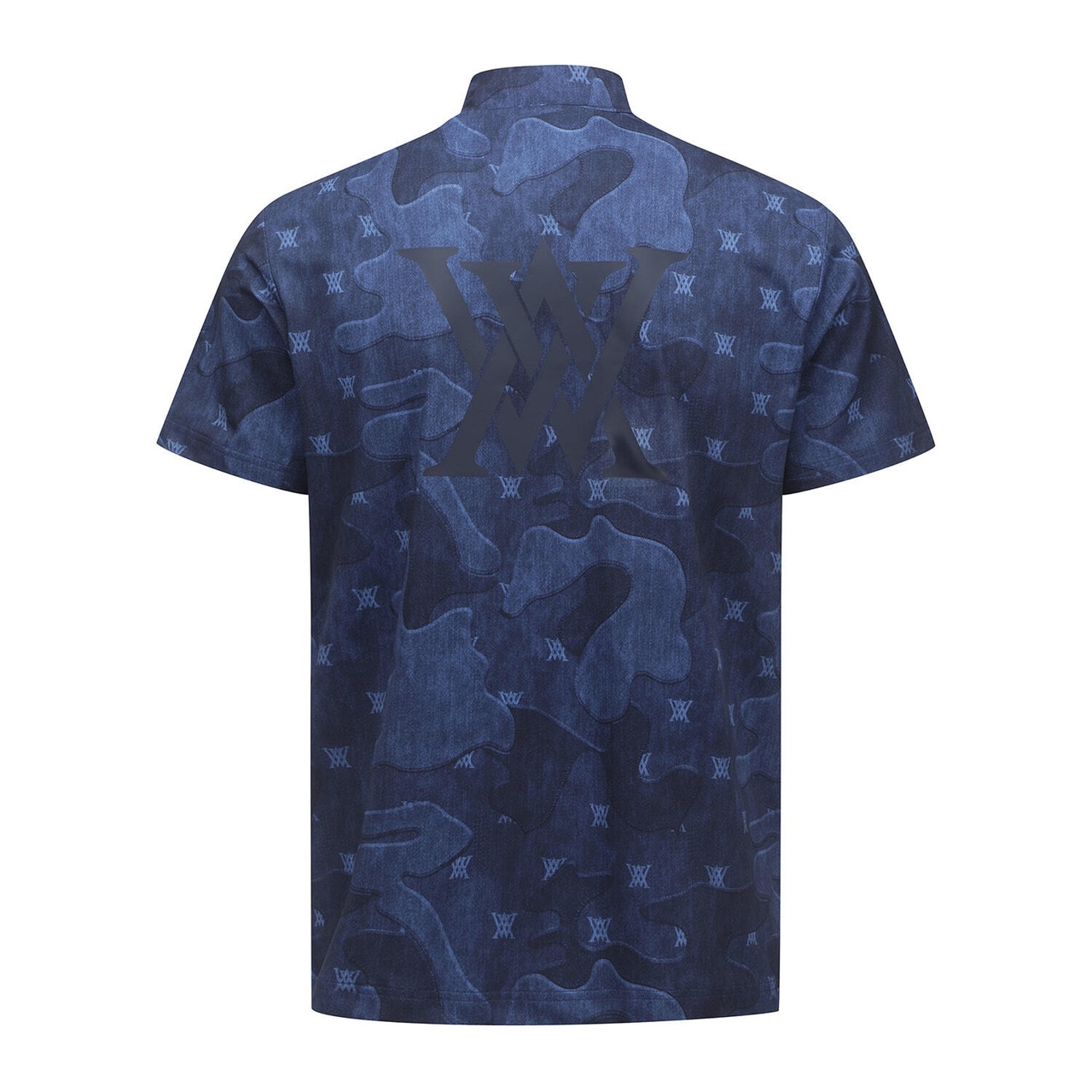 MEN CAMO COOL HIGH NECK SHORT T-SHIRT