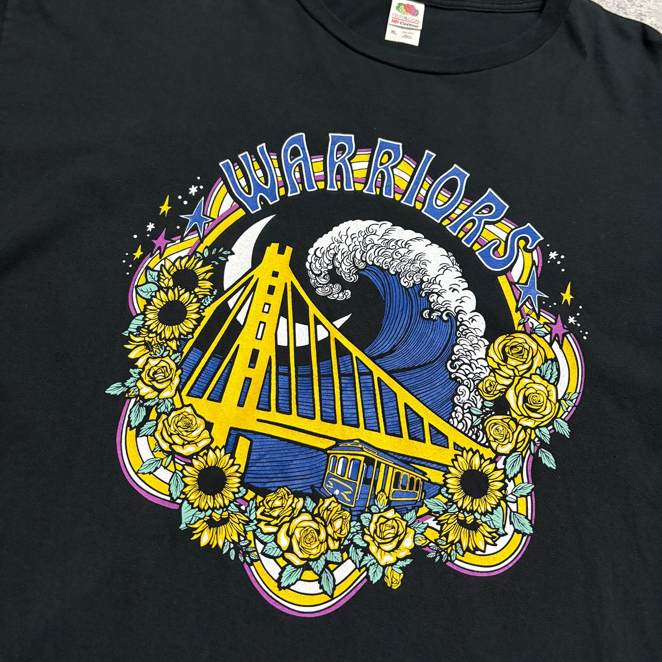 Golden State Warriors Printed T-Shirt. FRUIT OF THE LOOM | am3:41