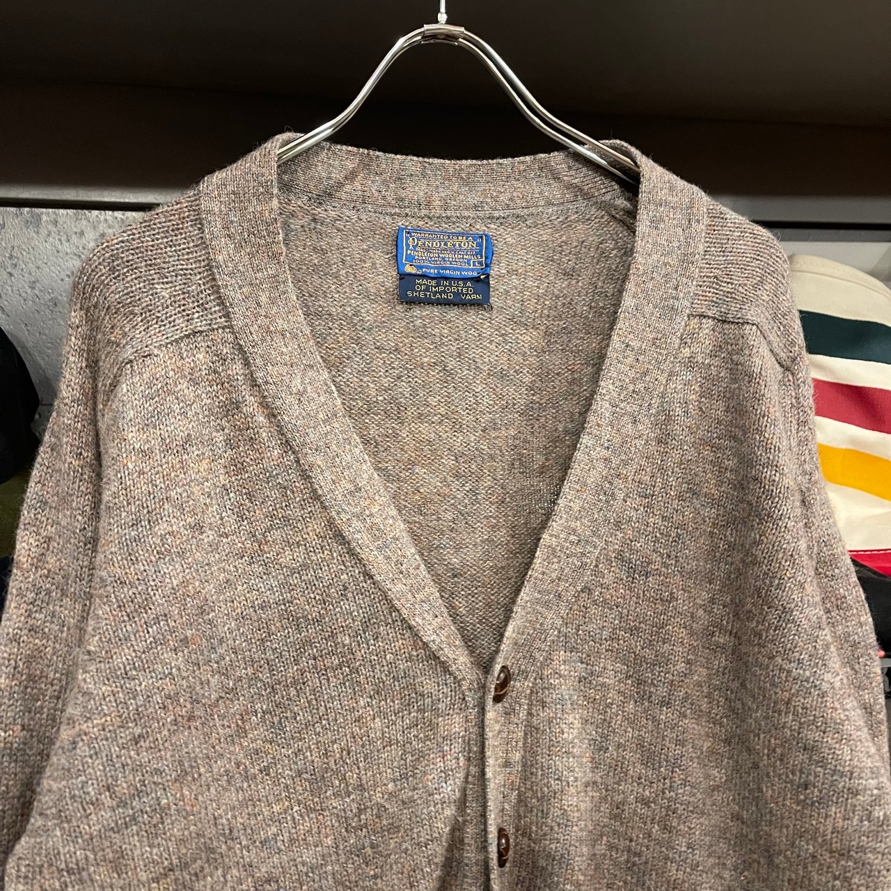 60s Pendleton Wool Knit Cardigan | VOSTOK