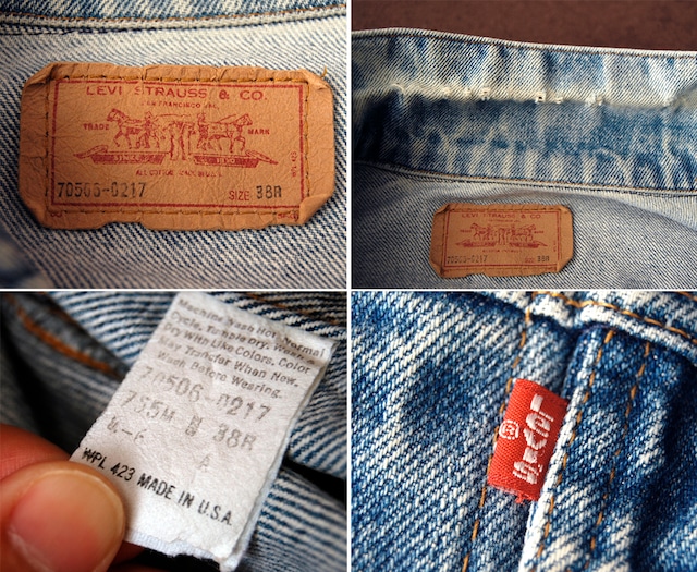 80s LEVI'S 70506-0217 38R