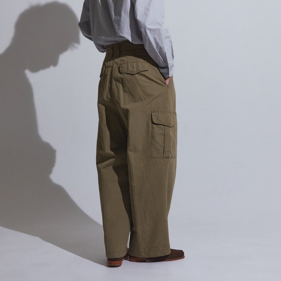 GARMENT DYE DOUBLE TUCK CARGO PT / ガーメントダイダブルタック