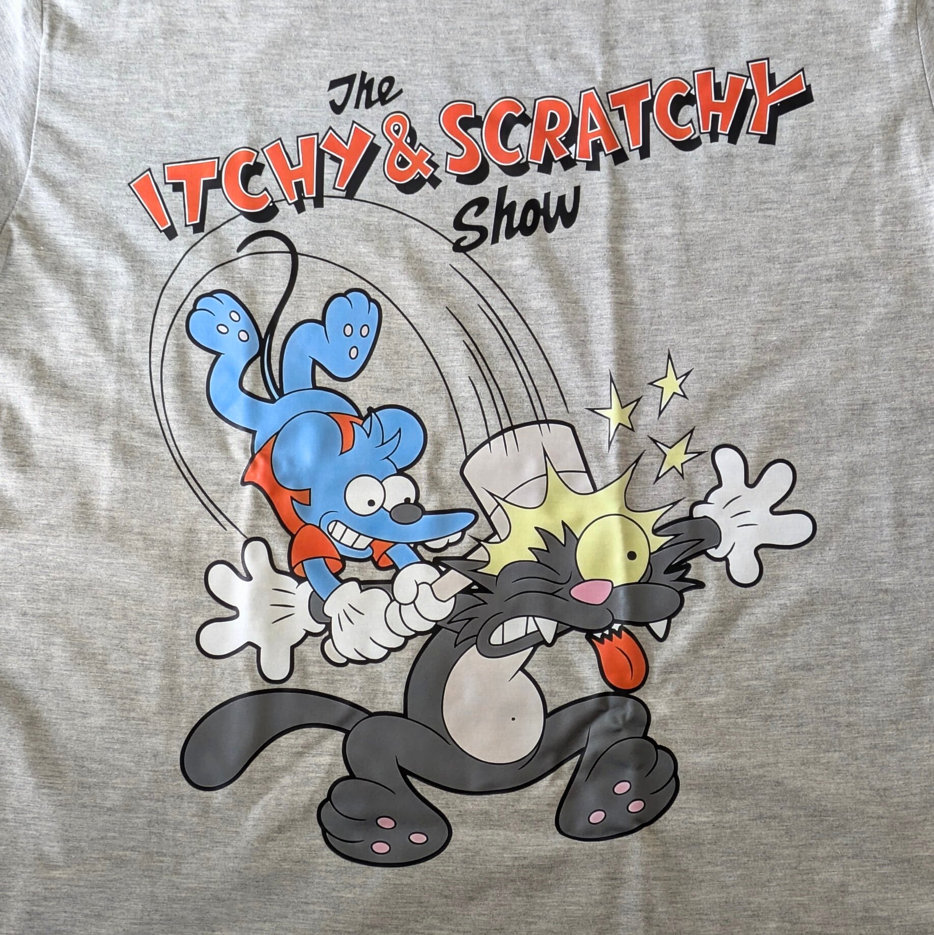 【 The Simpsons( ザ・シンプソンズ ) 】『 The Itchy & Scratchy Show / イッチー&スクラッチー 』 Tシャツ〚アメリカン雑貨 アメトイ〛