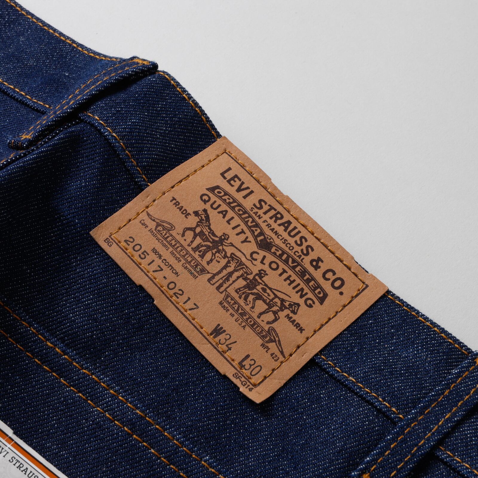 未使用】80s Levi's 517 special vintage denim dead stock made in