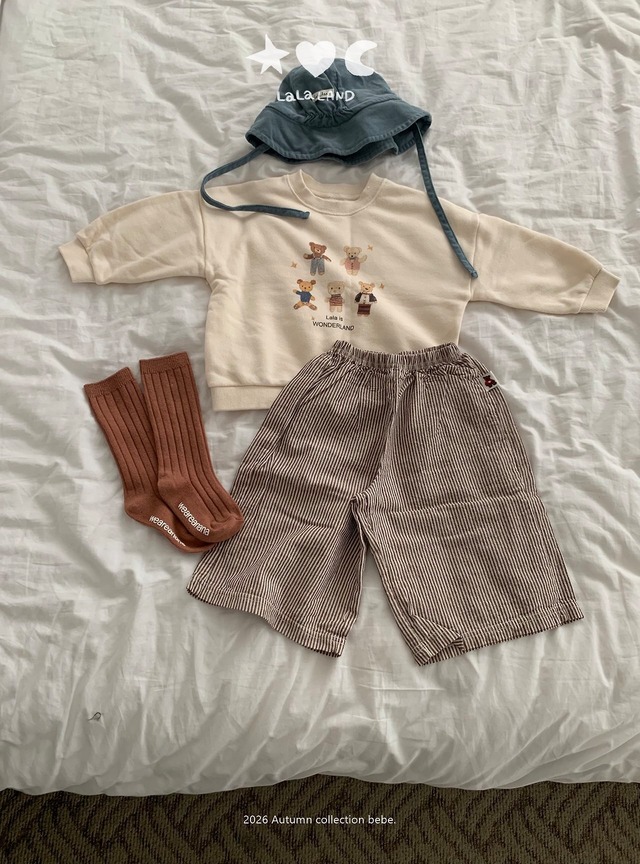 《予約》送料無料【lalaland】bebe ) Fine Wide Pants