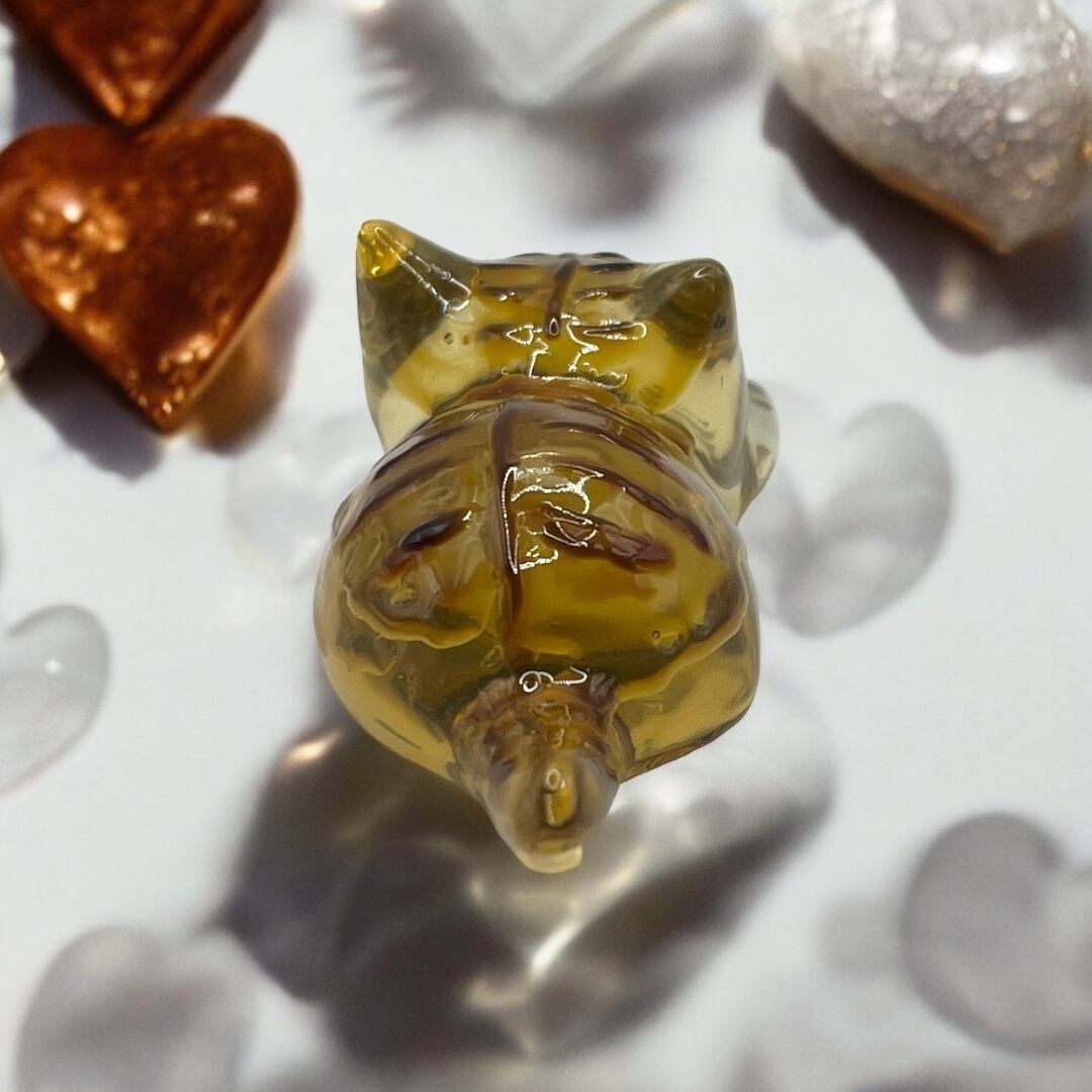 猫のオブジェ・茶トラ 猫 茶色 レジン | GoodHandsMarket