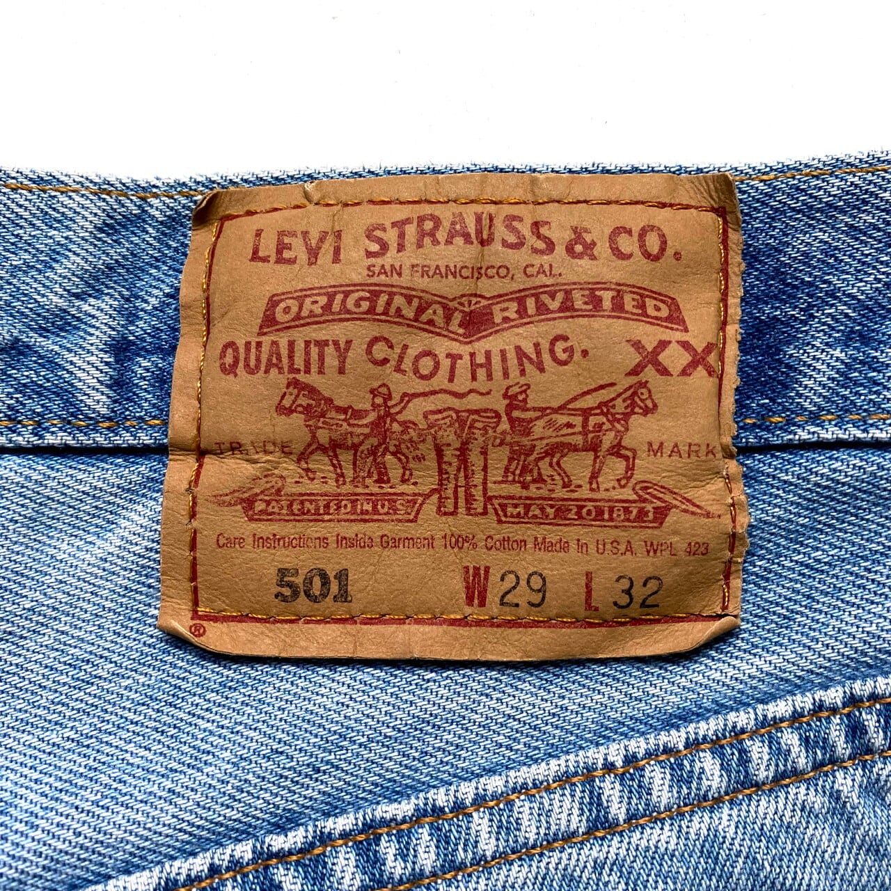 90年代 USA製 Levi's リーバイス 501 ストレート デニムパンツ メンズ