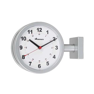 【DULTON】DOUBLE FACE CLOCK 170D / SILVER