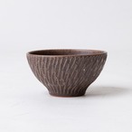 【増田 哲士】24.しのぎ 飯碗(茶)/A