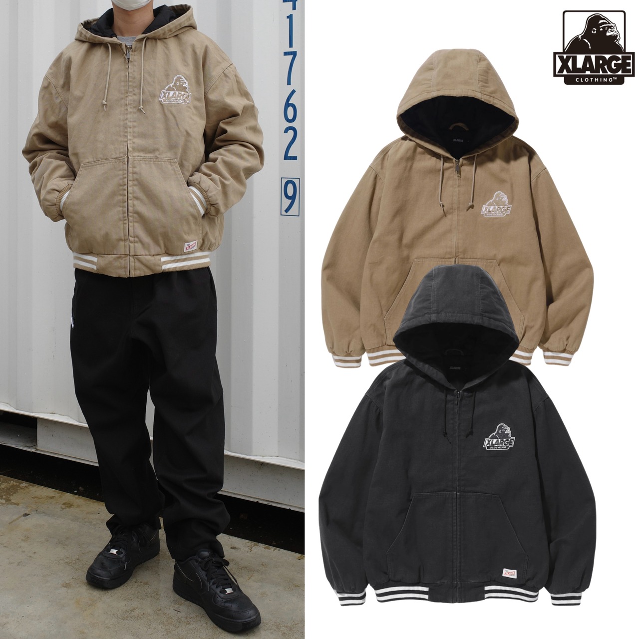 【XLARGE】OLD OG HOODED WORK JACKET【エクストララージ】