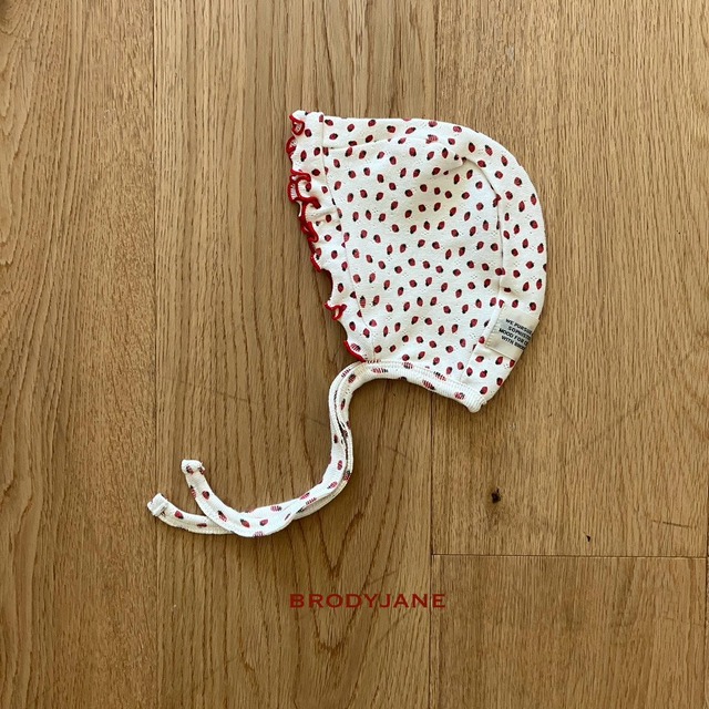 【取寄】brodyjane｜jacquard berry 2 bonnet｜ジャカードベリー2ボンネット｜FREE｜baby｜26 autumn