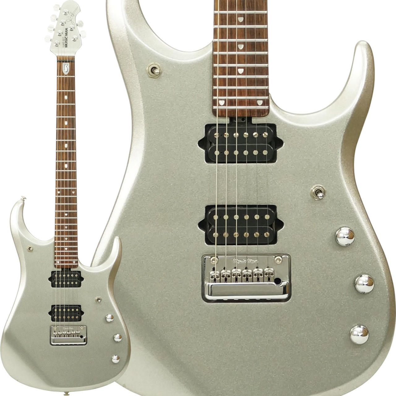 MUSICMAN JP13 "John Petrucci 6-strings Model" (Platinum Silver) [USED]