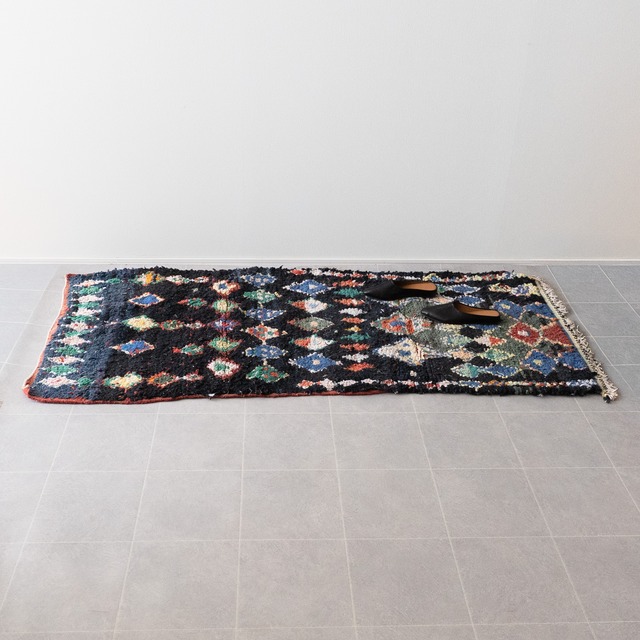 【Vintage】モロッコ・ヴィンテージラグ BC-1 "77cm×165cm"