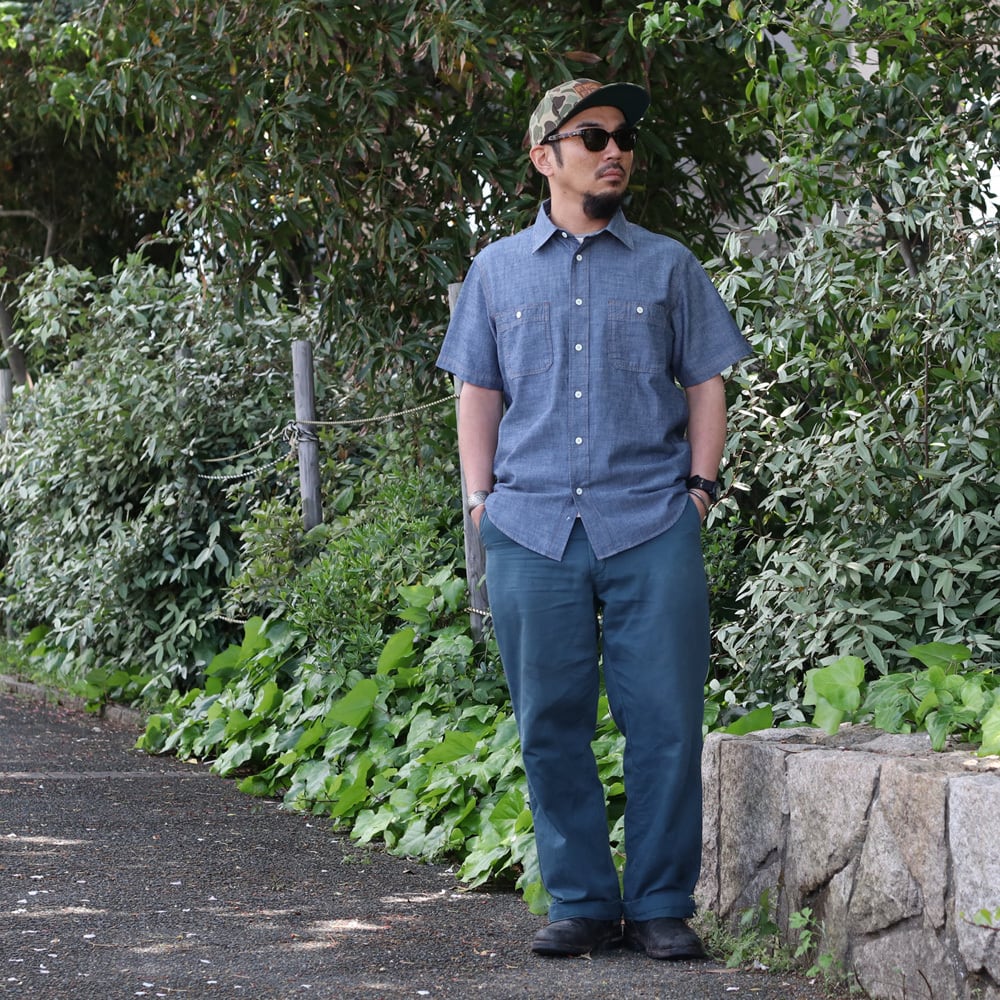 FILSON シャンブレーシャツ フィルソン SHORT SLEEVE CHAMBRAY SHIRT