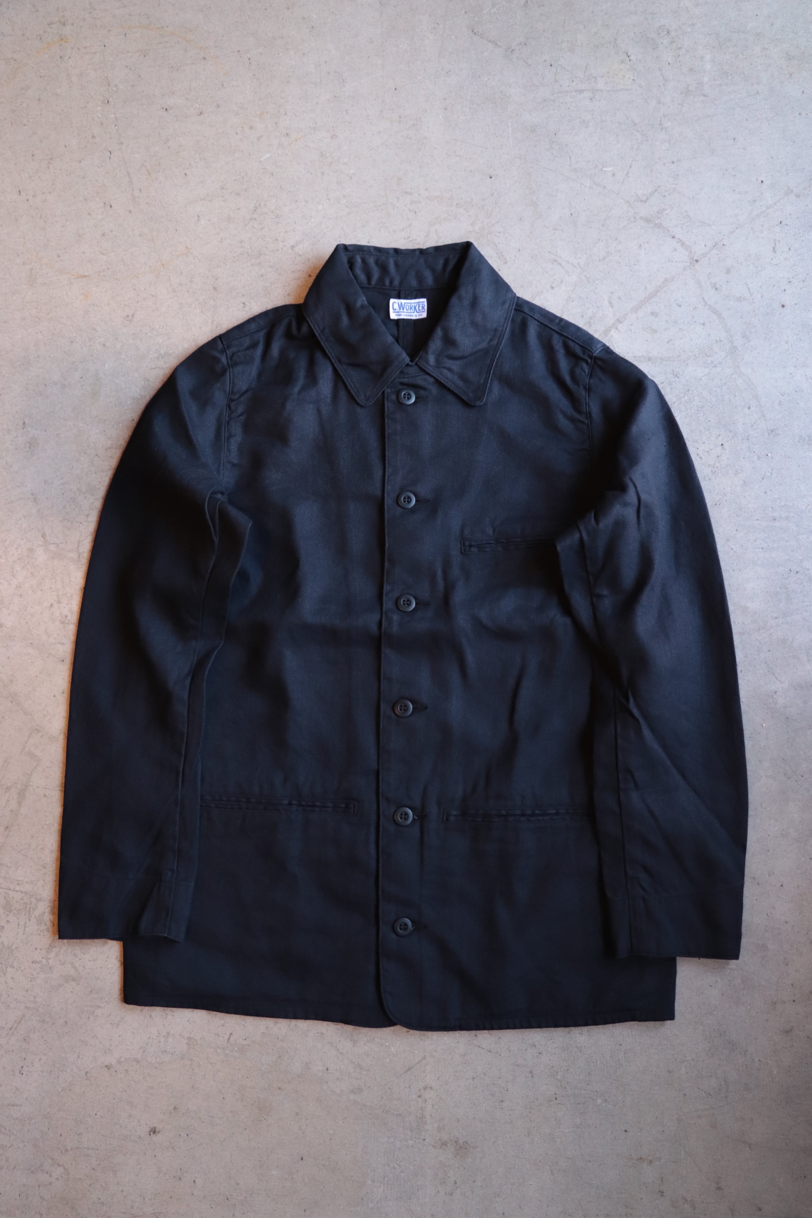 C-WORKS Gilmer コットンリネンジャケット 黒40 C WORKS/シーワークス Gilmer CWJK004 | MAMBO