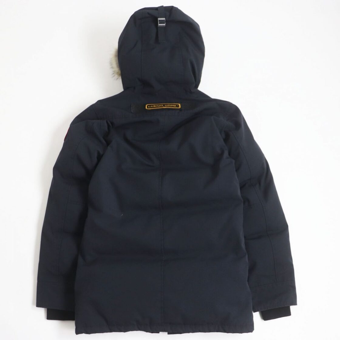 美品○カナダグース ジャスパー 3438JM コヨーテファー/ロゴワッペン  