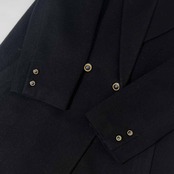 カシミヤ100% Pinotblanc チェスターコート 11AR/黒 ブラック レディース