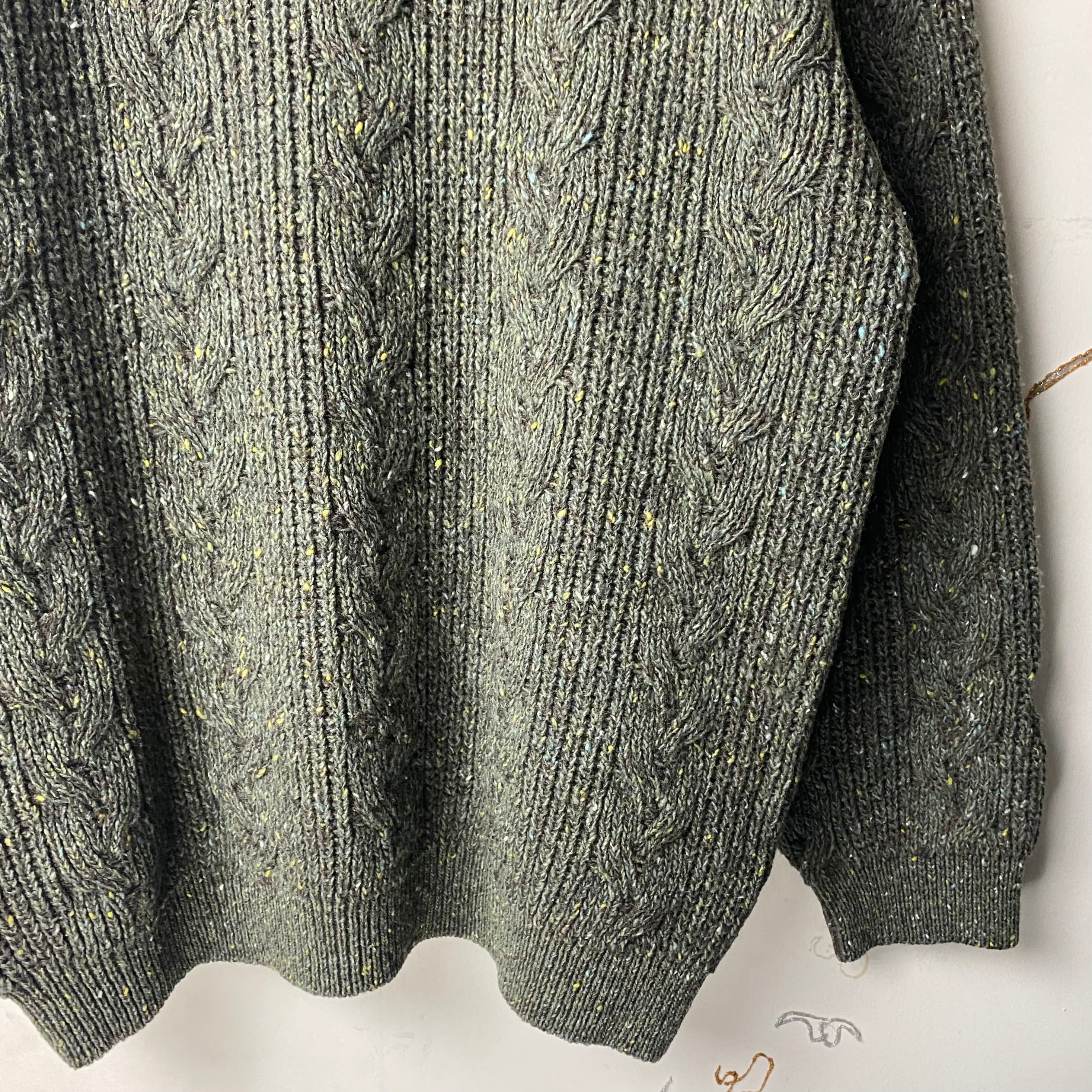 tetu0722さま専用になります〜Ferragamo ケーブル編み vintage SALVATORE FERRAGAMO cable knit sweater | NOIR ONLINE