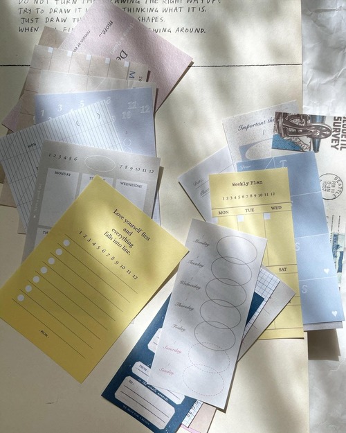 PI37 pion【paper set】 紙素材 / メモ用紙 　セット
