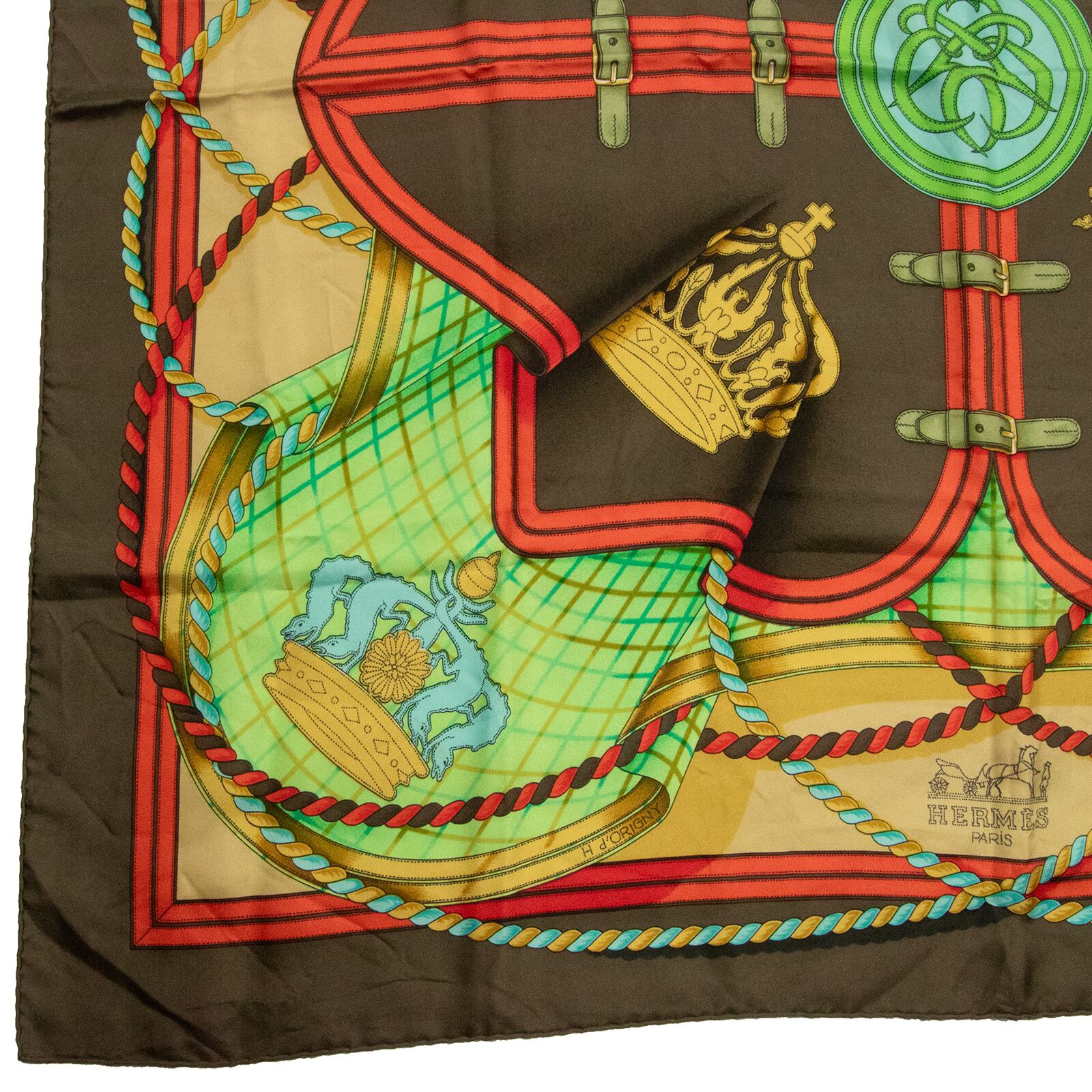 本物・送料無料・極美品】エルメス・大判スカーフ(カレ90・綺麗