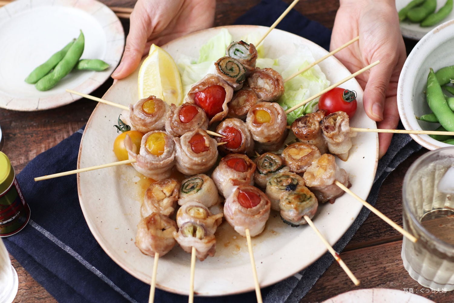 サビ釉 ダ円リム皿 大 | 古谷製陶所