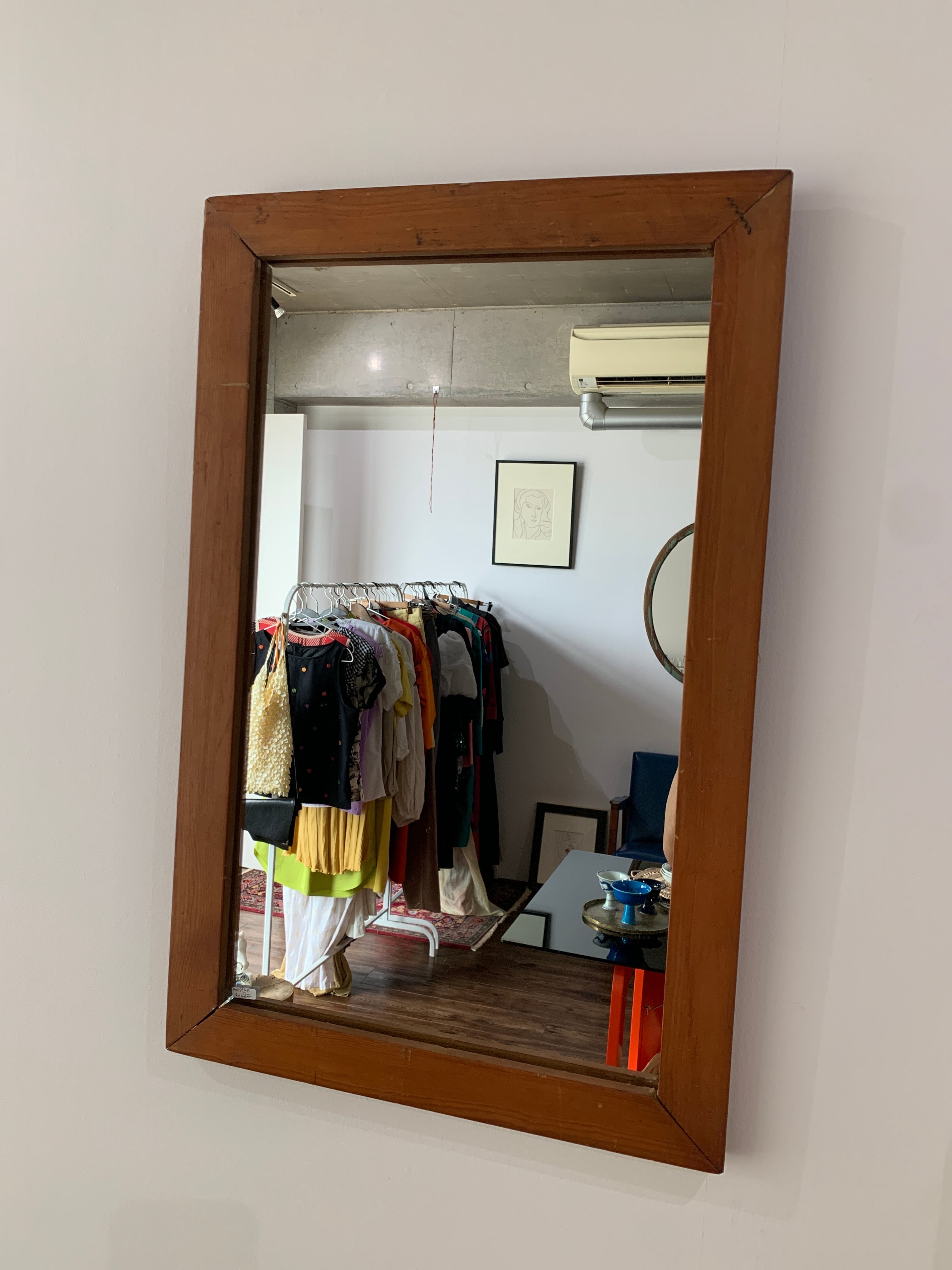 アンティーク鏡 Miller 木製木彫り木枠 【クーポンあり】JHA 鏡 壁掛け