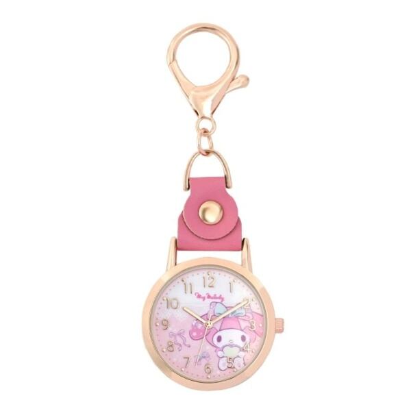 Field work フィールドワーク サンリオ キーチェーンウォッチ おすましKC マイメロディ ピンク キャラクター時計 SNR003-4