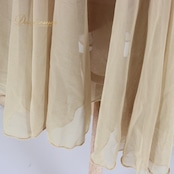 社交ダンス 衣装 スタンダード スカート レッスンウェア レディース ベージュ系 ブラウン系 レース ヒョウ柄 練習着 ステージ衣装 上品 ダンス衣装 レオパード シック エレガント 大人可愛い 舞台衣装 ポリエステル フレアスカート アシンメトリー風 きれいめ 伸縮性 ポケットなし レース風デザイン 丈長め ミドル丈 83cm前後 ゴムウエスト ウエストゴム フィット感 たっぷりフレア