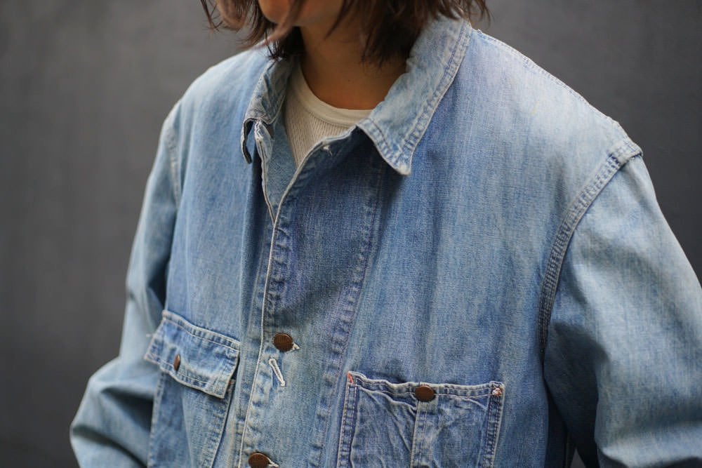 [Power House] Vintage Coverall Denim Jacket [1960s-] Vintage Denim Coverall  Jacket | beruf powered by BASE