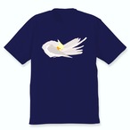 羽づくろうオカメインコTシャツ（シナモン）ネイビー