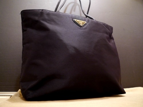 美品◆PRADAプラダ ビジネス可 ナイロントートハンド バッグ◆