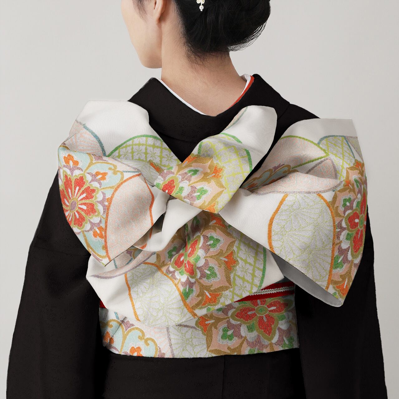 振袖用 袋帯 七宝燦華 (銀) | 川島織物 和装公式オンラインショップ 