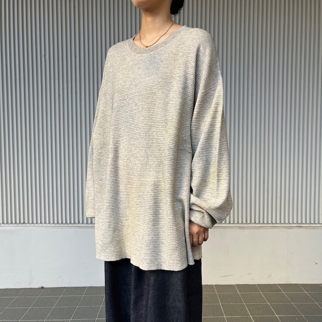 【WITT】 Two Fade Yak/Co Thermal L/S - ecru