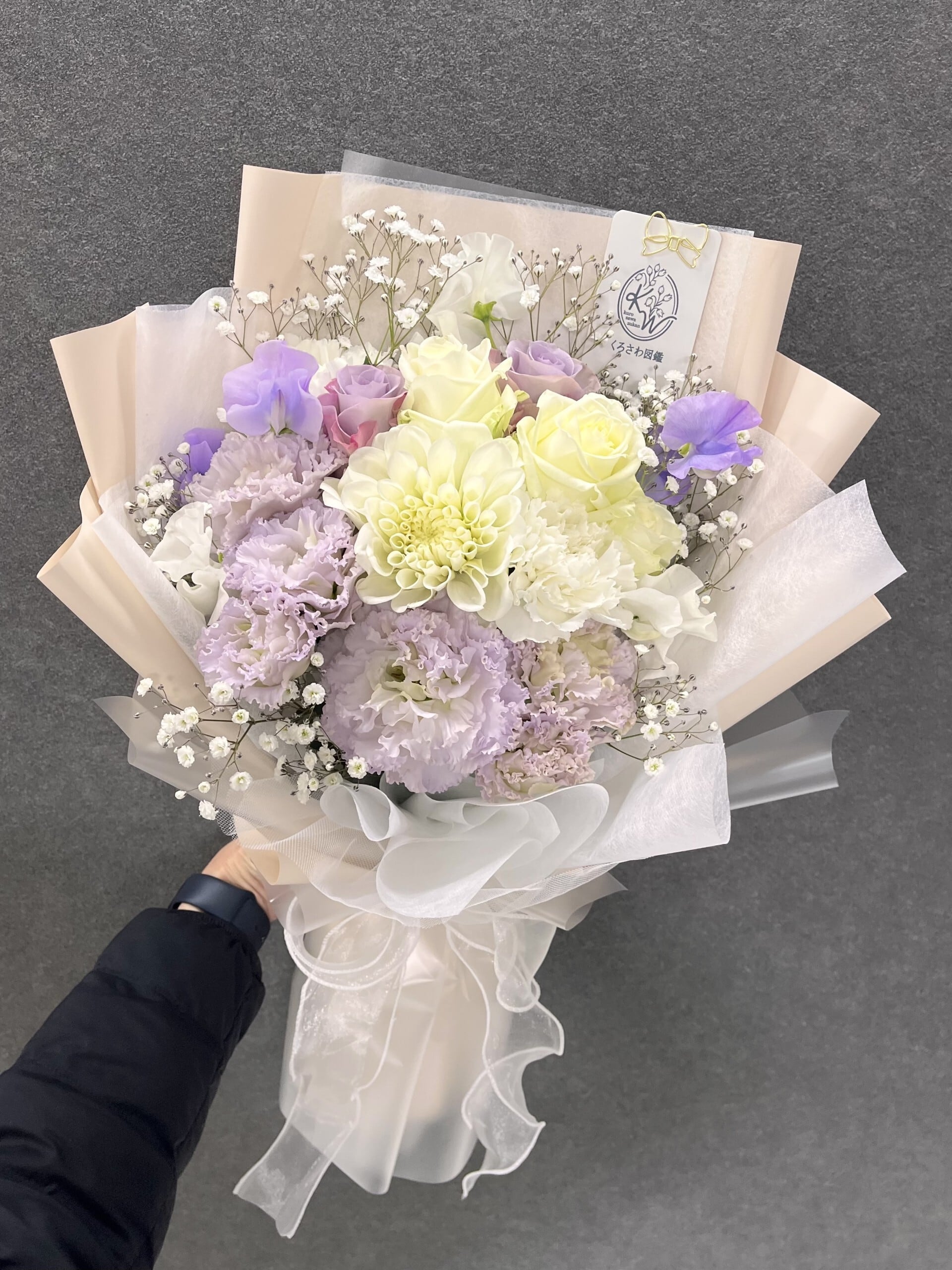 店舗受取り】bouquet 韓国ブーケ | くろさわ図鑑 | 花畑にある花屋