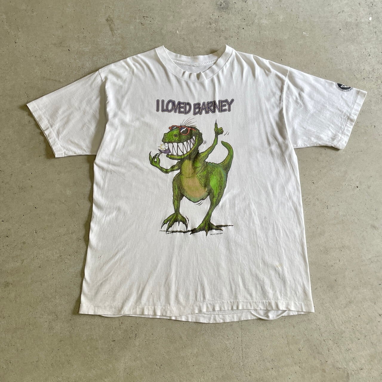 TRAVIS恐竜　プリント　タイダイ　tシャツ  ヴィンテージ　90s