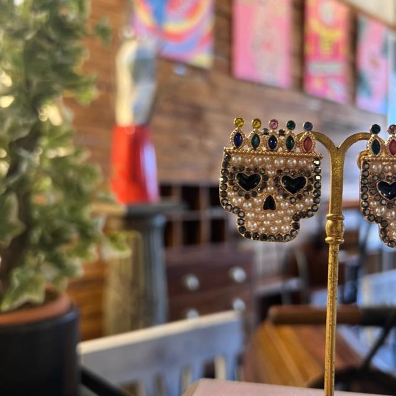 TOPANGA Jewelry　KINGガイコツピアス