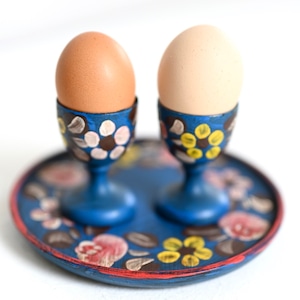 【31068】 ロシアのエッグスタンド(1個) トレーは付きません。/ Russian Egg Cup