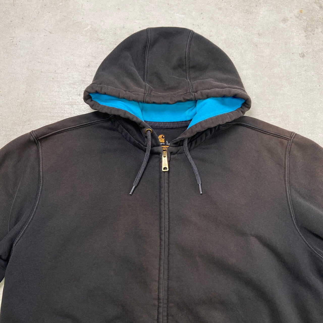 Carhartt カーハート スウェットパーカー フルジップパーカー 鬼 