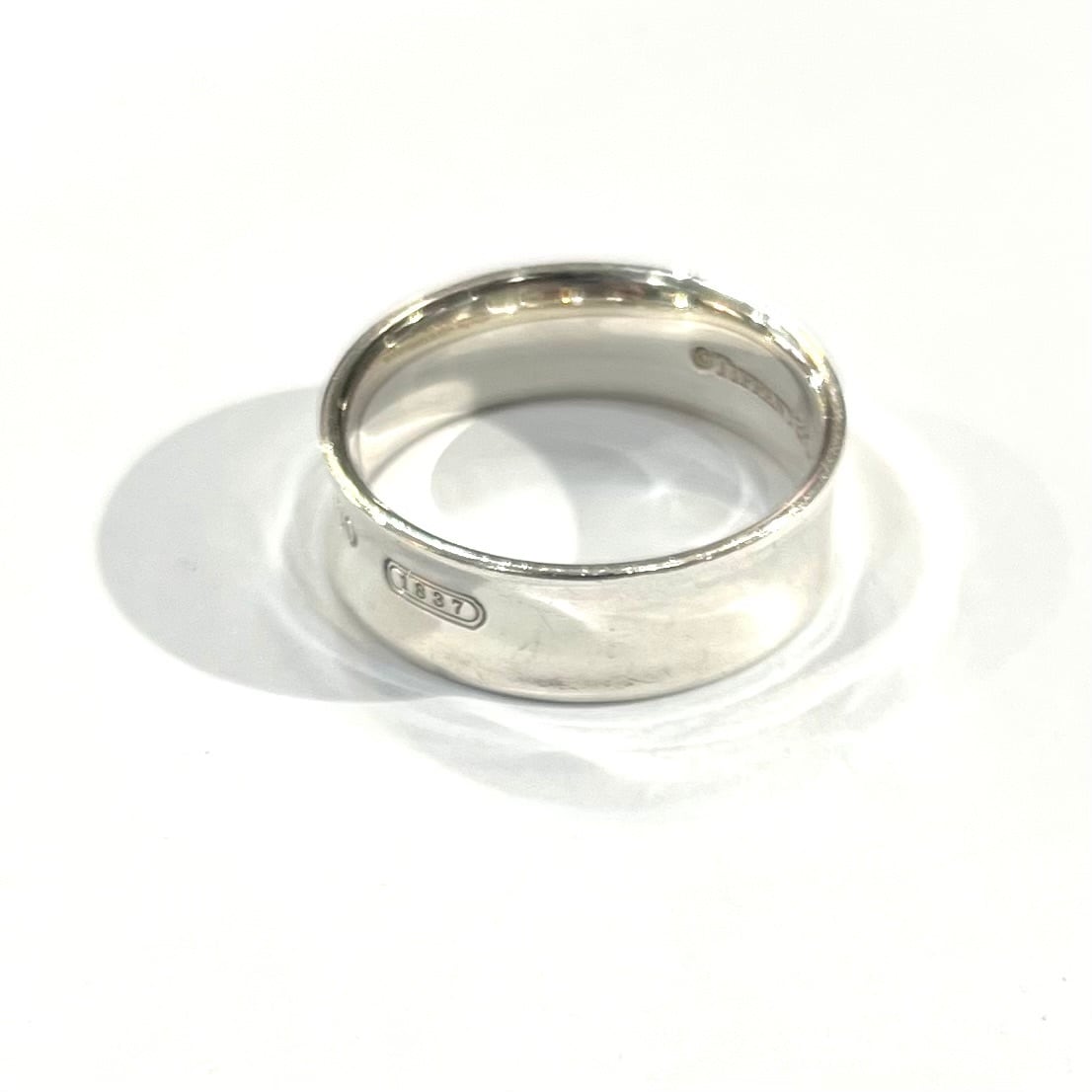 TIFFANY&CO】 【20.5号 】2611 T&CO 幅広ナローシルバー925