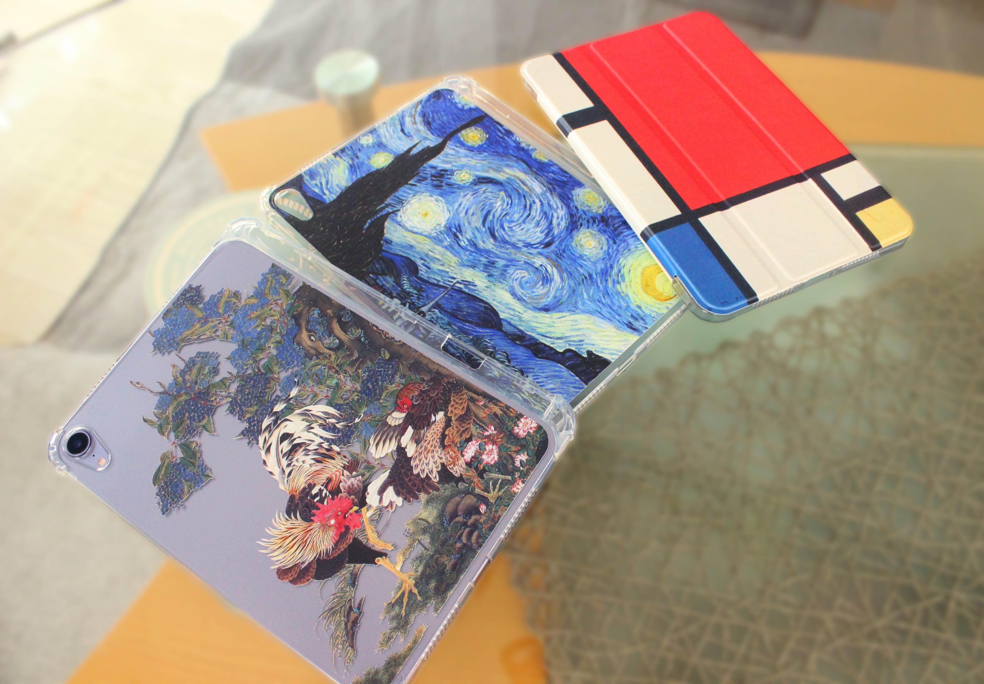 iPadケース】 ルドン ☆西洋画☆ 眼 目 目玉幻想画 夢幻的 カラフル