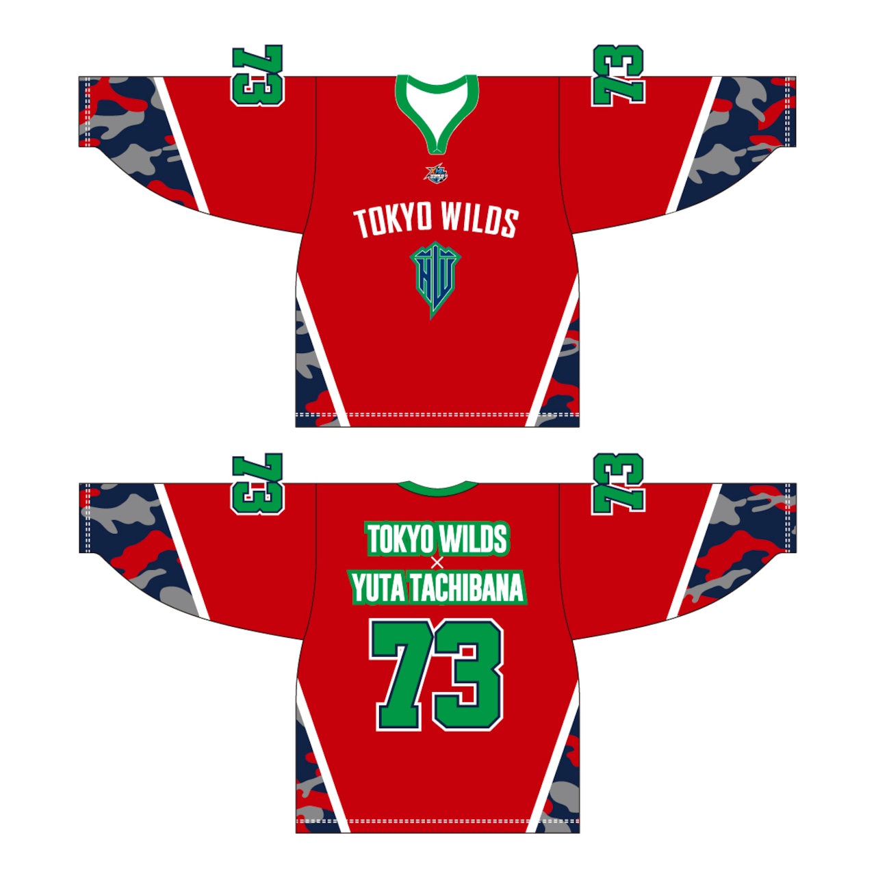 【Mサイズのみ】TOKYO WILDS × 立花裕大 応援アンバサダー就任記念 アイスホッケーオリジナルユニフォーム