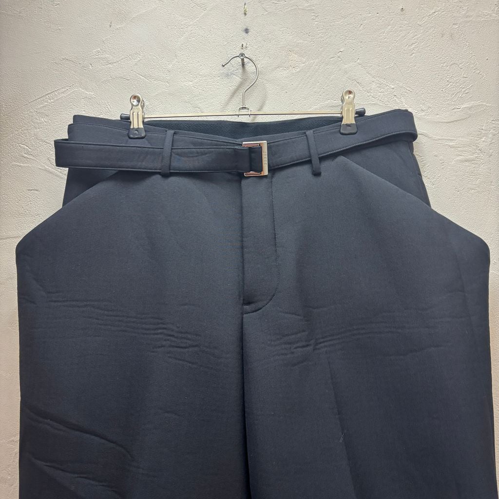 sacai サカイ 25SS Suiting Bonding Pants ワイドパンツ 25-03586M