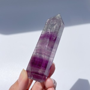 パープルフローライト タワー型81◇Fluorite◇天然石・鉱物・パワーストーン