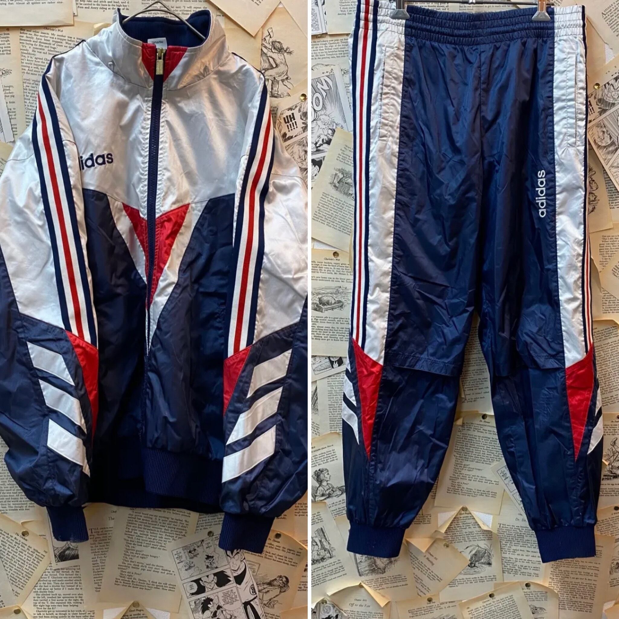 90s ヴィンテージ 紛らわし adidas スウェーデン代表 セットアップ 