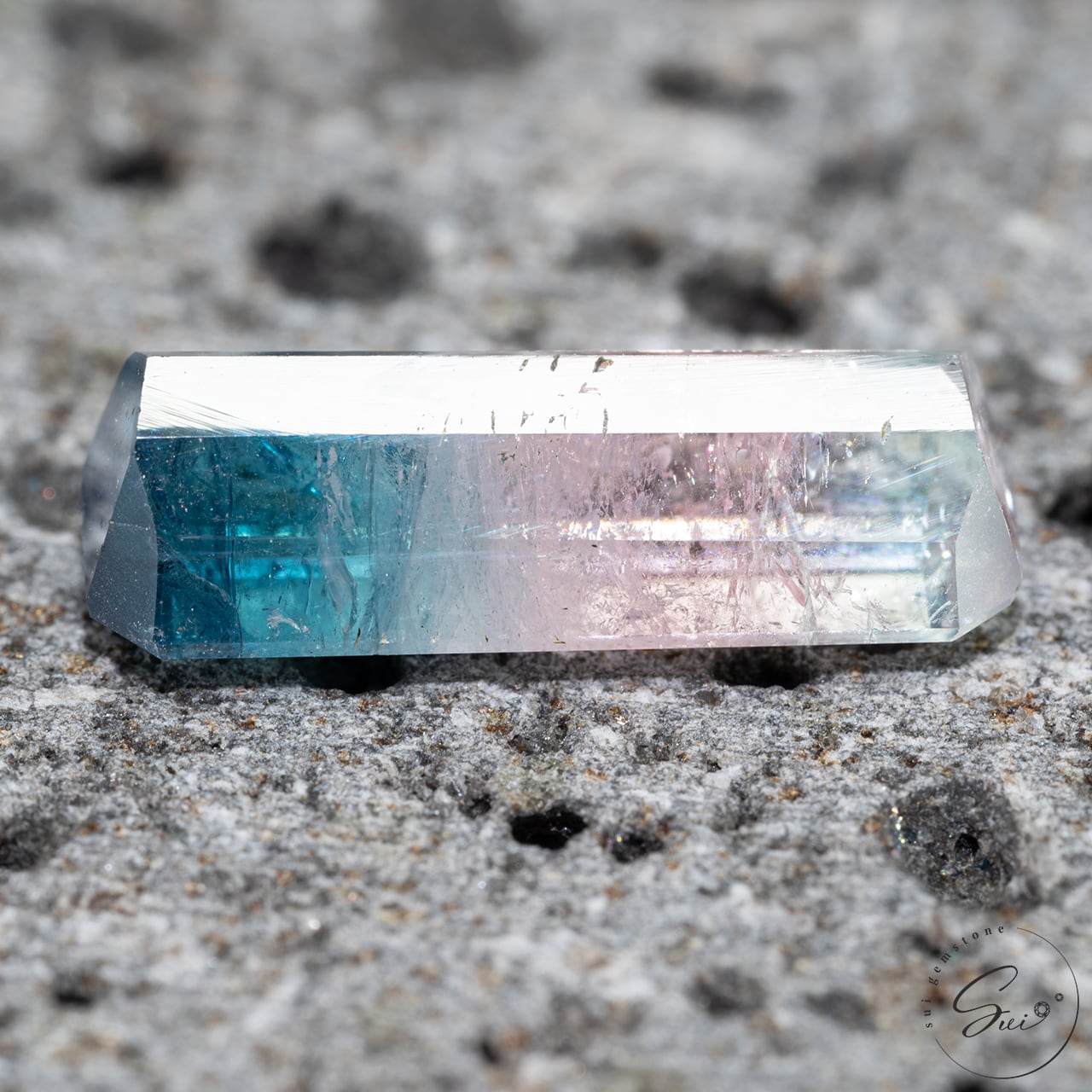 天然【非加熱】パーティーカラード・トルマリン 4.42ct 日独