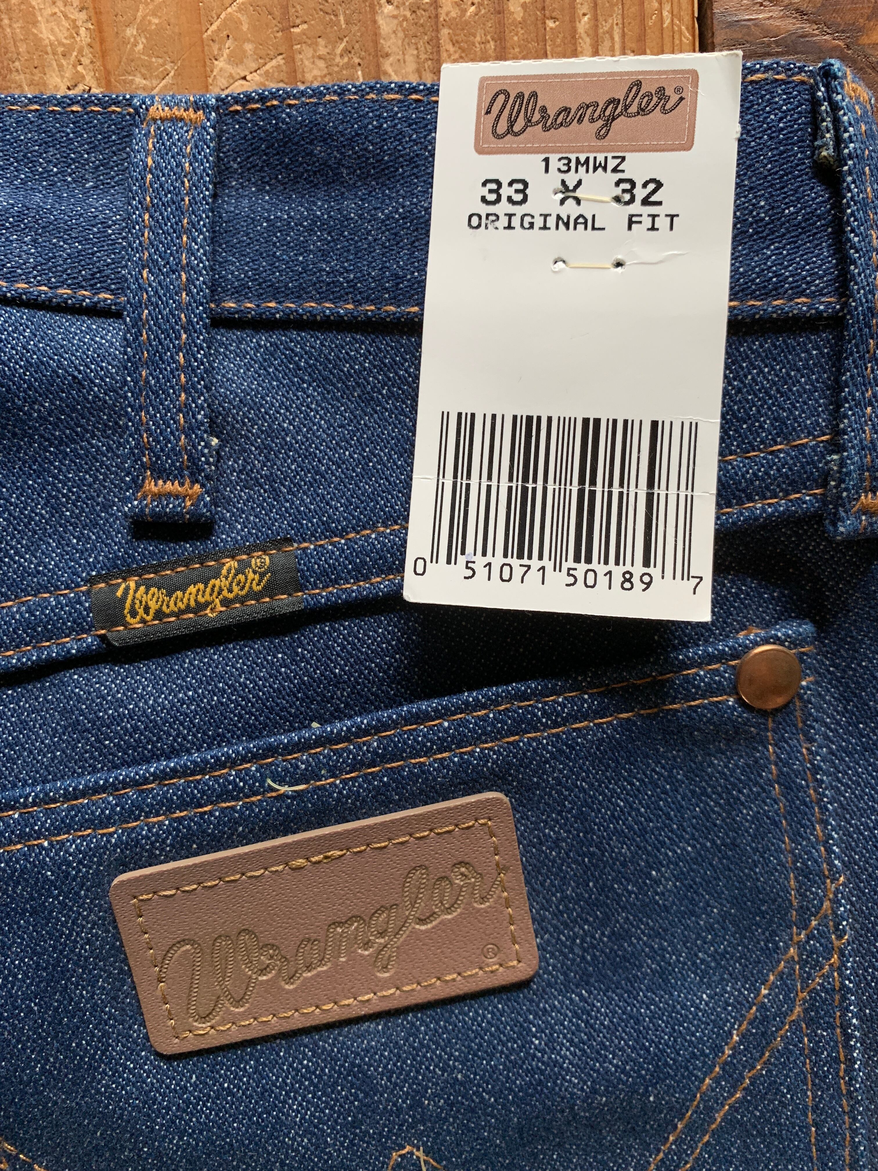 80's〜 Wrangler 13MWZ デニムパンツ DEADSTOCK 表記(33×32) USA製