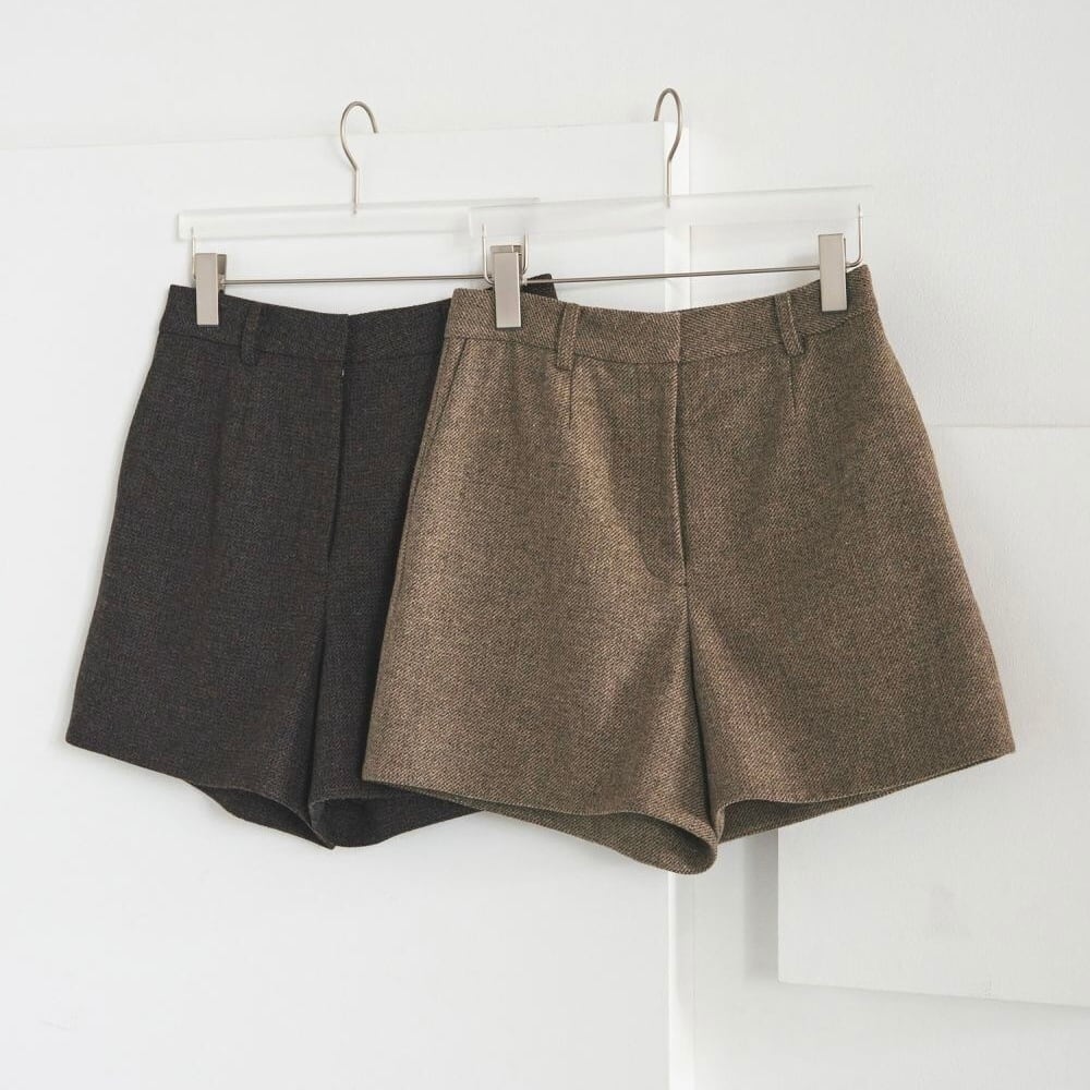 パンツ Herringbone Short Pants anuke anuke 】Herringbone Short Pants | valance 福井｜レディース