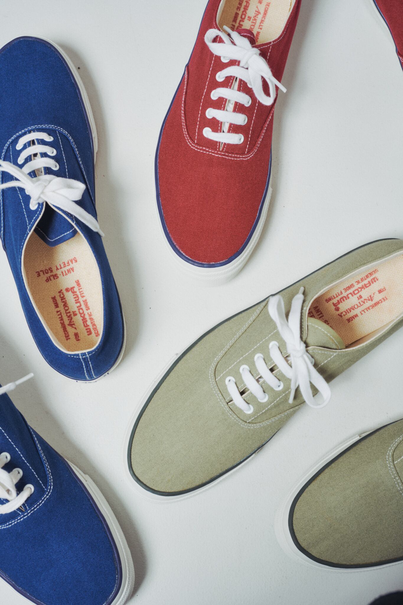 未使用】 ANATOMICA WAKOUWA deck shoes sneaker SAGE Alden last