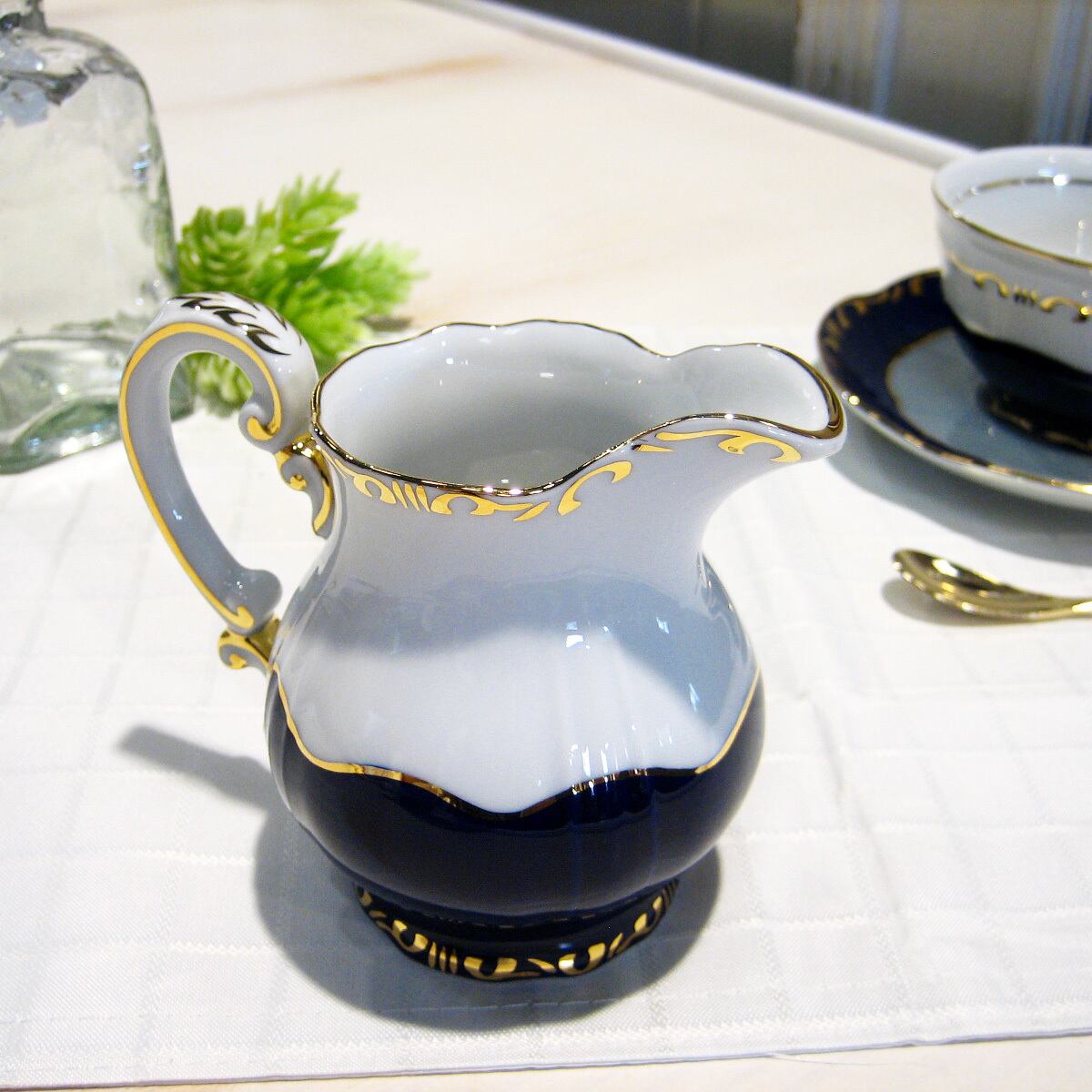 ハンガリー陶磁器　ジョルナイZsolnay　ポンパドールPompadour　大皿 ジョルナイ ポンパドール3 ティーシュガーポット | BROCANTE MOMO